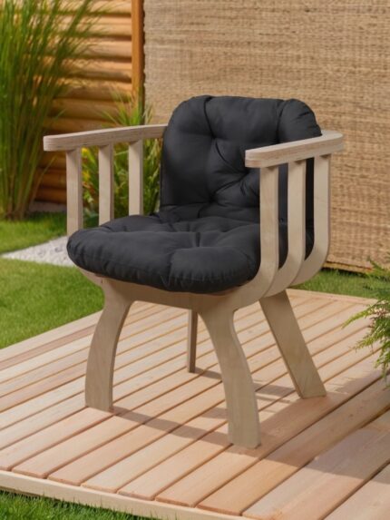 Кресло куб без покрытия и обработки